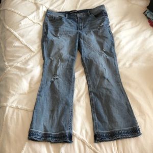 Express Cropped Bell Flare